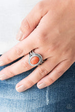 Load image into Gallery viewer, All The World's a Stagecoach Orange Ring