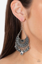 Load image into Gallery viewer, Lunar Allure Black Earrings