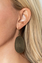Load image into Gallery viewer, Desert Climate Brass Earrings