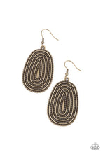 Load image into Gallery viewer, Desert Climate Brass Earrings