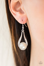 Load image into Gallery viewer, Headliner Over Heels White Earrings