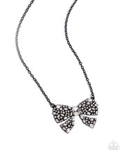 Load image into Gallery viewer, Bewitching Bow Black Necklace