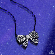Load image into Gallery viewer, Bewitching Bow Black Necklace