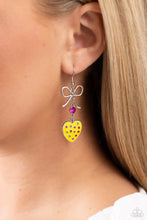Load image into Gallery viewer, BOW Away Zone Yellow Earrings