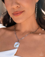 Load image into Gallery viewer, Rainbow Reputation Blue Necklace