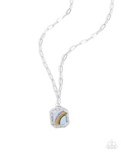 Load image into Gallery viewer, Rainbow Reputation Blue Necklace