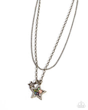 Load image into Gallery viewer, Stackable Stars Brass Necklace