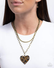 Load image into Gallery viewer, Cheetah Class Brass Necklace