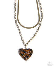 Load image into Gallery viewer, Cheetah Class Brass Necklace