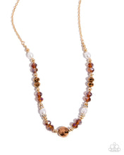 Load image into Gallery viewer, Adorably Allegro Brown Necklace