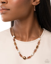 Load image into Gallery viewer, Adorably Allegro Brown Necklace