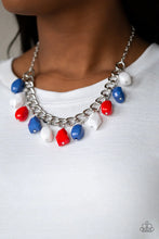 Load image into Gallery viewer, Take the Color Wheel Multi / Red, White &amp; Blue Necklace