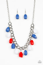 Load image into Gallery viewer, Take the Color Wheel Multi / Red, White &amp; Blue Necklace
