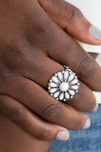 Load image into Gallery viewer, Poppy Pop-tastic White Ring