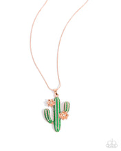 Load image into Gallery viewer, Carefree Cactus Copper Necklace