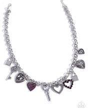 Load image into Gallery viewer, Intentional Icon Purple Necklace