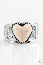 Load image into Gallery viewer, Rule with Your Heart White Ring