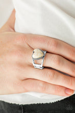 Load image into Gallery viewer, Rule with Your Heart White Ring