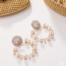 Load image into Gallery viewer, Wistfully Waltzing Gold Earrings