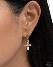 Load image into Gallery viewer, Sacred Shine Gold Hoop Earrings