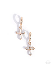 Load image into Gallery viewer, Sacred Shine Gold Hoop Earrings
