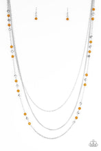 Load image into Gallery viewer, Colorful Cadence Orange Necklace