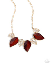 Load image into Gallery viewer, Leafy Leader Brown Necklace
