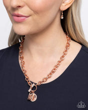 Load image into Gallery viewer, Locked Lady Copper Necklace