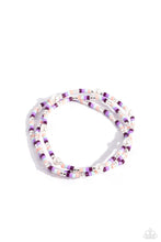 Load image into Gallery viewer, Color block Cache Purple Bracelet