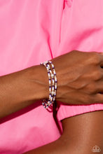 Load image into Gallery viewer, Color block Cache Purple Bracelet