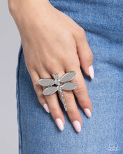 Load image into Gallery viewer, Durable Dragonfly Silver Ring