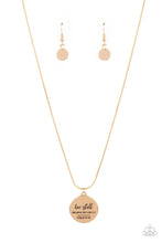 Load image into Gallery viewer, Be Still Gold Necklace