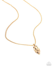 Load image into Gallery viewer, Wolf Warrior Gold Men’s Necklace
