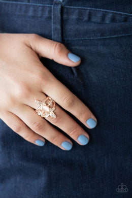 Fleur De Fancy Rose Gold Ring
