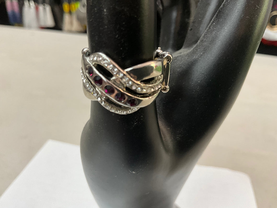 Flirting With Sparkle Purple Ring