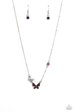 Load image into Gallery viewer, Can’t Butterfly Me Love Purple Necklace