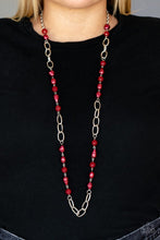 Load image into Gallery viewer, Tea Party Tango Red Necklace