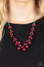 Load image into Gallery viewer, Tea Room Gossip Red Necklace