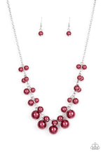 Load image into Gallery viewer, Tea Room Gossip Red Necklace