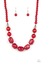 Load image into Gallery viewer, Ten Out of Tenacious Red Necklace