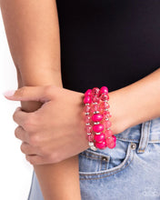 Load image into Gallery viewer, Colorful Canvas Pink Bracelet