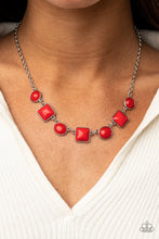 Load image into Gallery viewer, Trend Worthy Red Necklace