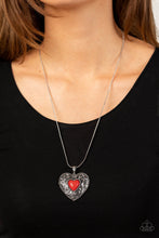 Load image into Gallery viewer, Wholeheartedly Whimsical Red Necklace