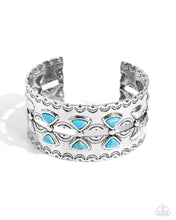 Load image into Gallery viewer, Harmonious Haven Blue Cuff Bracelet