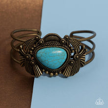 Load image into Gallery viewer, Western Wonderland Brass Cuff Bracelet