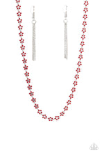 Load image into Gallery viewer, Floral Catwalk Red Necklace
