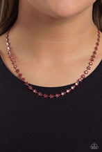 Load image into Gallery viewer, Floral Catwalk Red Necklace