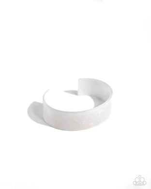 Pastel Pairing White Cuff Bracelet