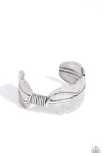 Load image into Gallery viewer, Quill Quencher Silver Cuff Bracelet