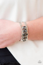Load image into Gallery viewer, Impressively Imperial Silver Cuff Bracelet